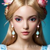 22mm Sweety Blue Sclera Contacts - Blue Doll